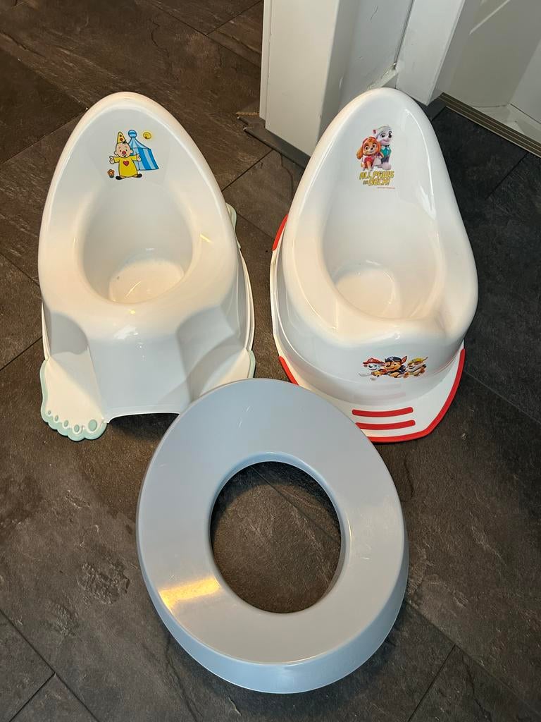 GRATIS Wc potjes Paw Patrol, Bumba en Luma wc verhoger, Ophalen of Verzenden, Gebruikt