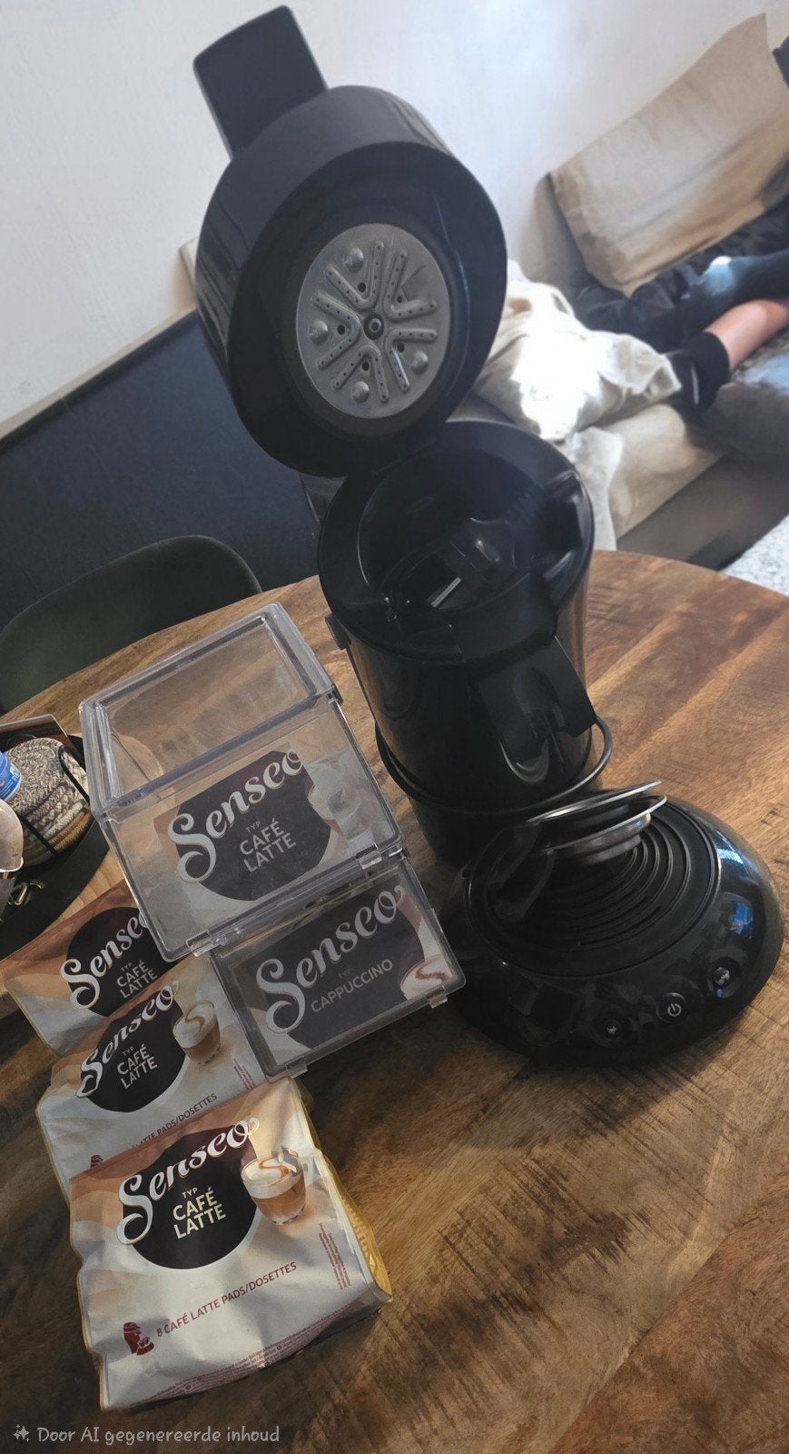 Senseo apparaat met padhouders en pads, Witgoed en Apparatuur, Koffiezetapparaten, Ophalen, Koffiepads en cups, Overige modellen