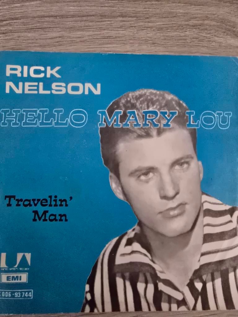 Rick Nelson/ hello Mary Lou, Ophalen of Verzenden, Gebruikt, Overige formaten, Rock-'n-Roll