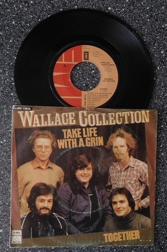 Wallace Collection - take life with a grin (vanaf € 4,50), Ophalen of Verzenden, Zo goed als nieuw, 7 inch, Pop