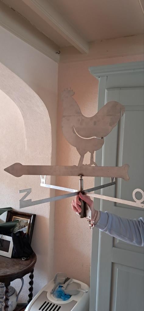 Mooie metalen windwijzer te koop., Tuin en Terras, Windwijzers en Windmolens, Ophalen