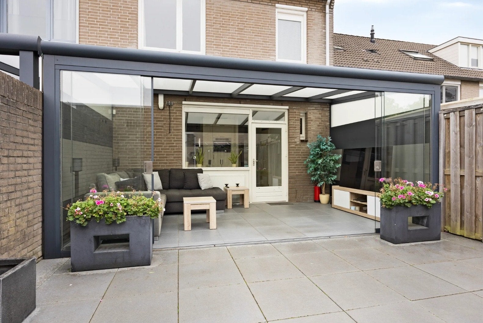 Luxe serre 3x5m met dubbelglas - Zelf demonteren!, Ophalen, Zo goed als nieuw, Serre