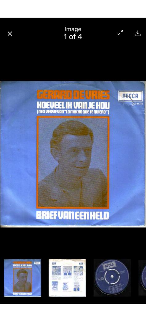 Gerard de vries- Brief van een held, Cd's en Dvd's, Vinyl Singles, Ophalen of Verzenden, Zo goed als nieuw, Nederlandstalig