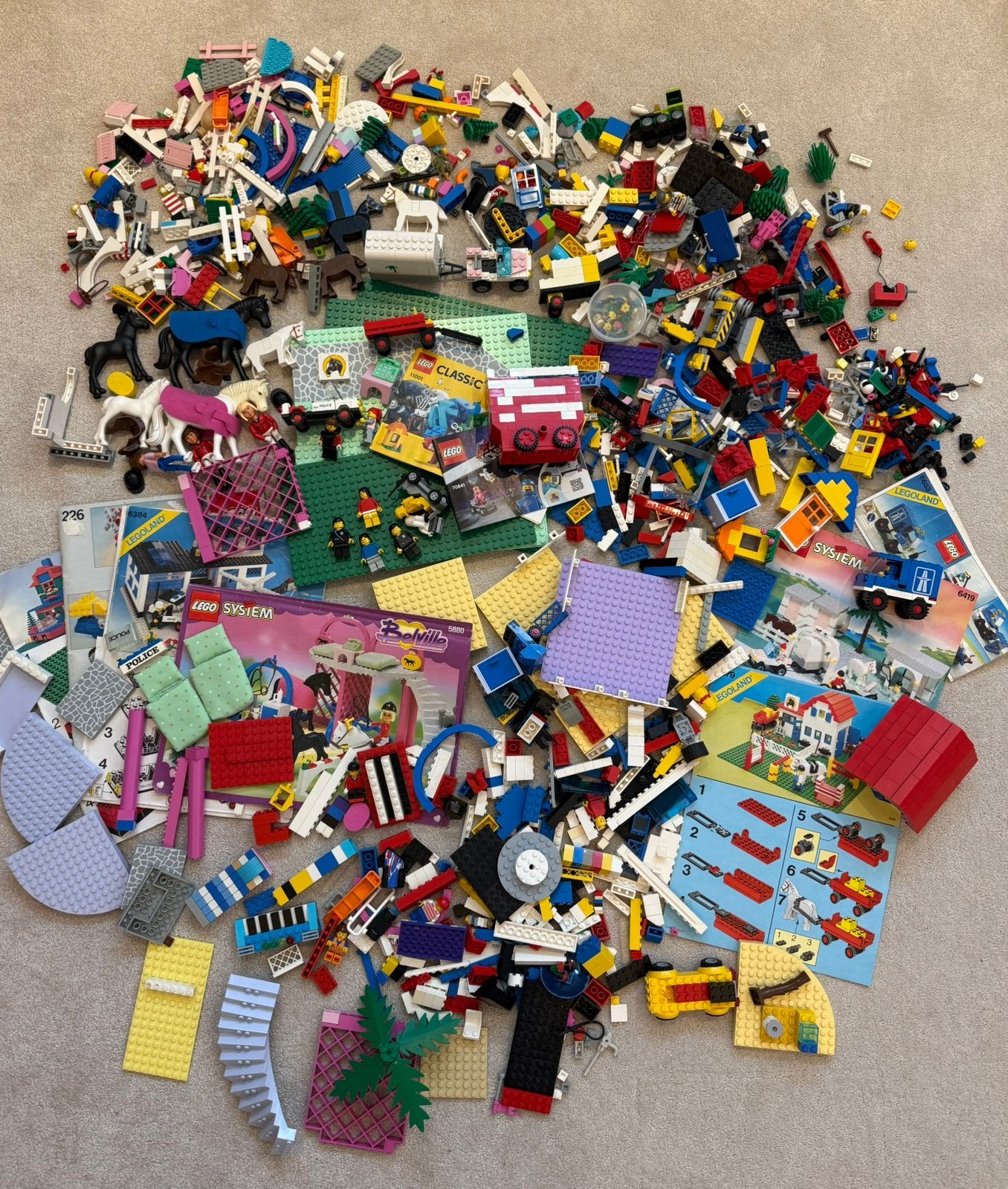 Partij met name oude lego oa 226, 577, Bellville, Paradiso, Kinderen en Baby's, Ophalen of Verzenden, Gebruikt, Lego