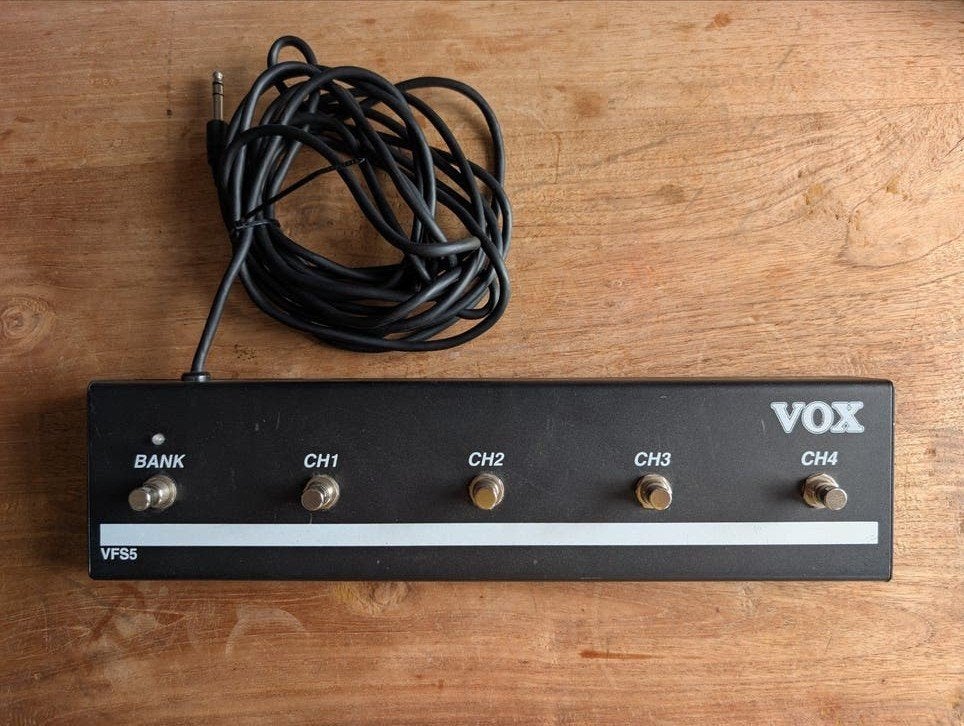 Vox VFS5 voetschakelaar - Zo goed als nieuw, Ophalen of Verzenden, Zo goed als nieuw, Overige typen