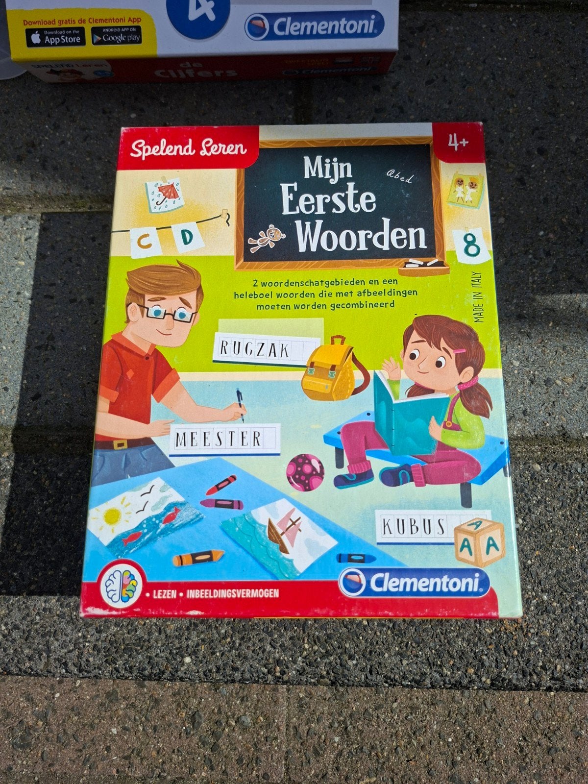Clementoni Spelend Leren: Mijn Eerste Woorden 4+, Ophalen of Verzenden, Gebruikt, Taal en Lezen