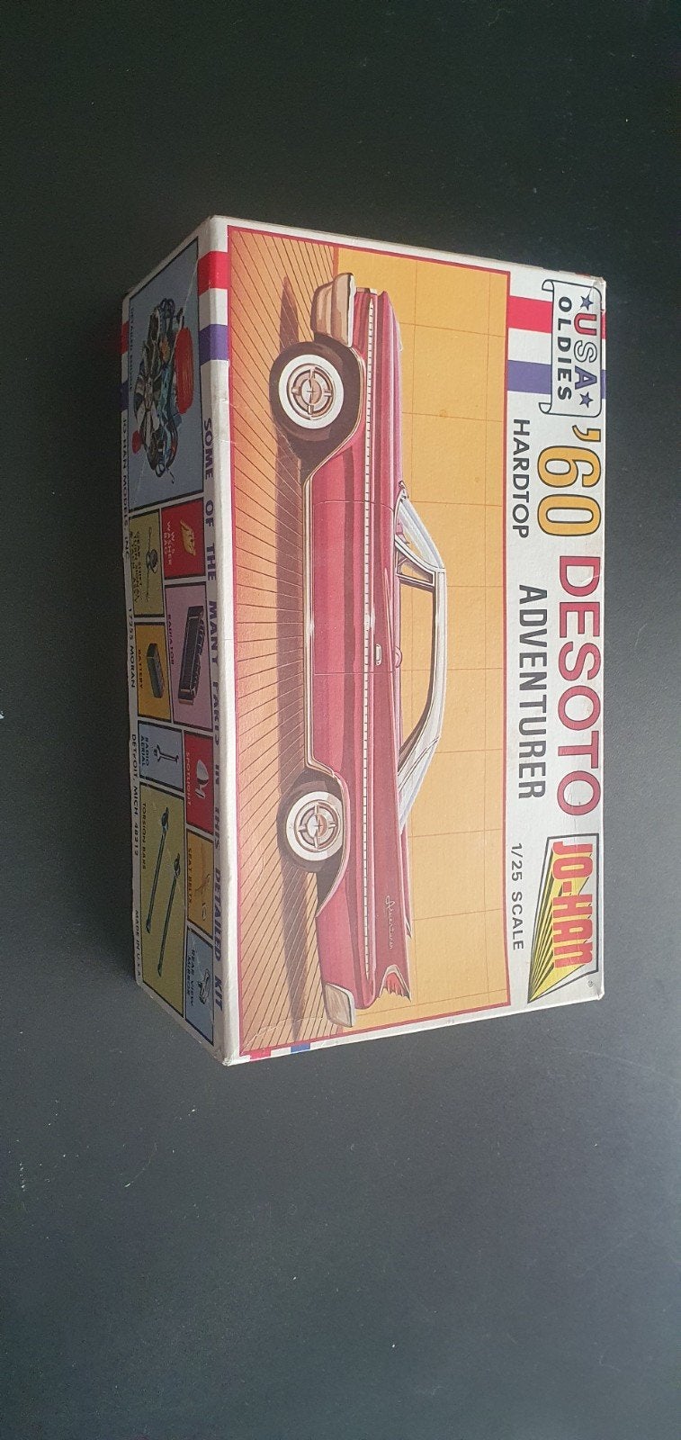 Vintage bouwdoos Desoto '60, Ophalen, Groter dan 1:32, Auto, Overige merken