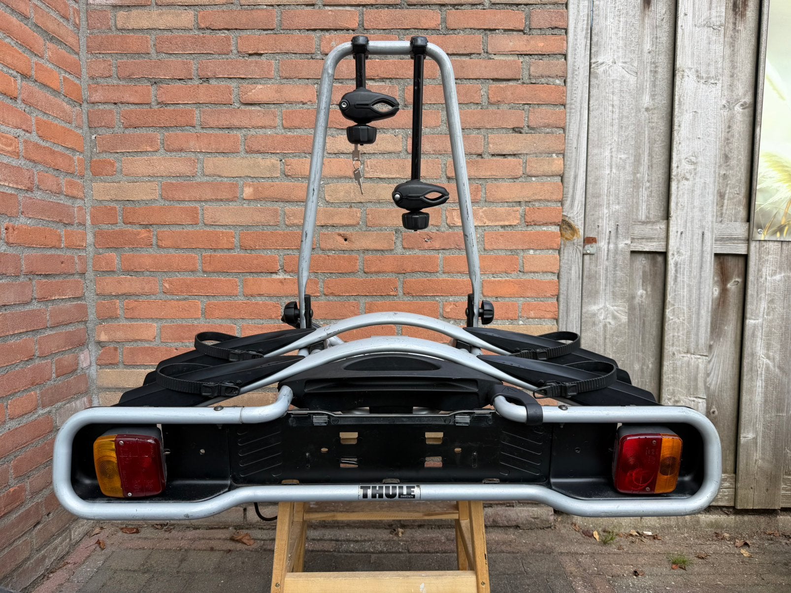 Thule Euroway 945 Fietsendrager, Ophalen, 2 fietsen, Zo goed als nieuw, Trekhaakdrager