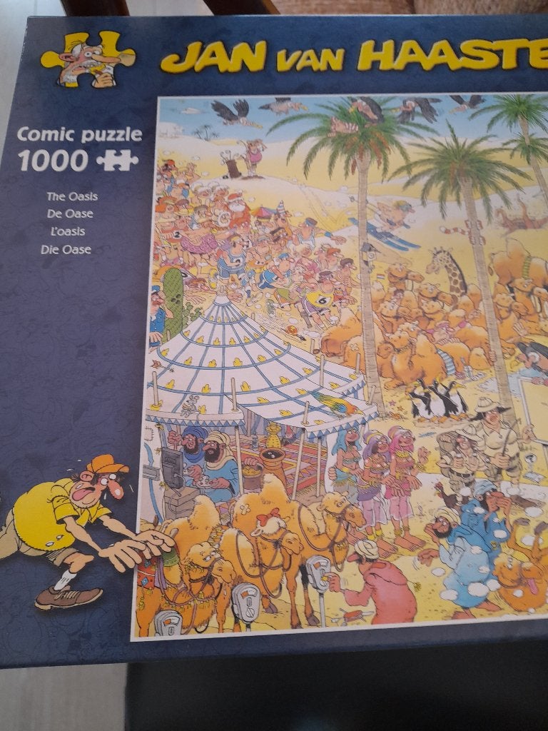 JAN VAN HAASTEREN 1000, Ophalen of Verzenden, 500 t/m 1500 stukjes, Zo goed als nieuw, Legpuzzel