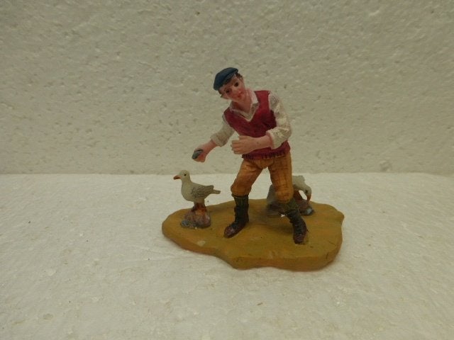 lemax seashore pastime kerstdorp poppetje figurine beeldje, Ophalen of Verzenden, Gebruikt