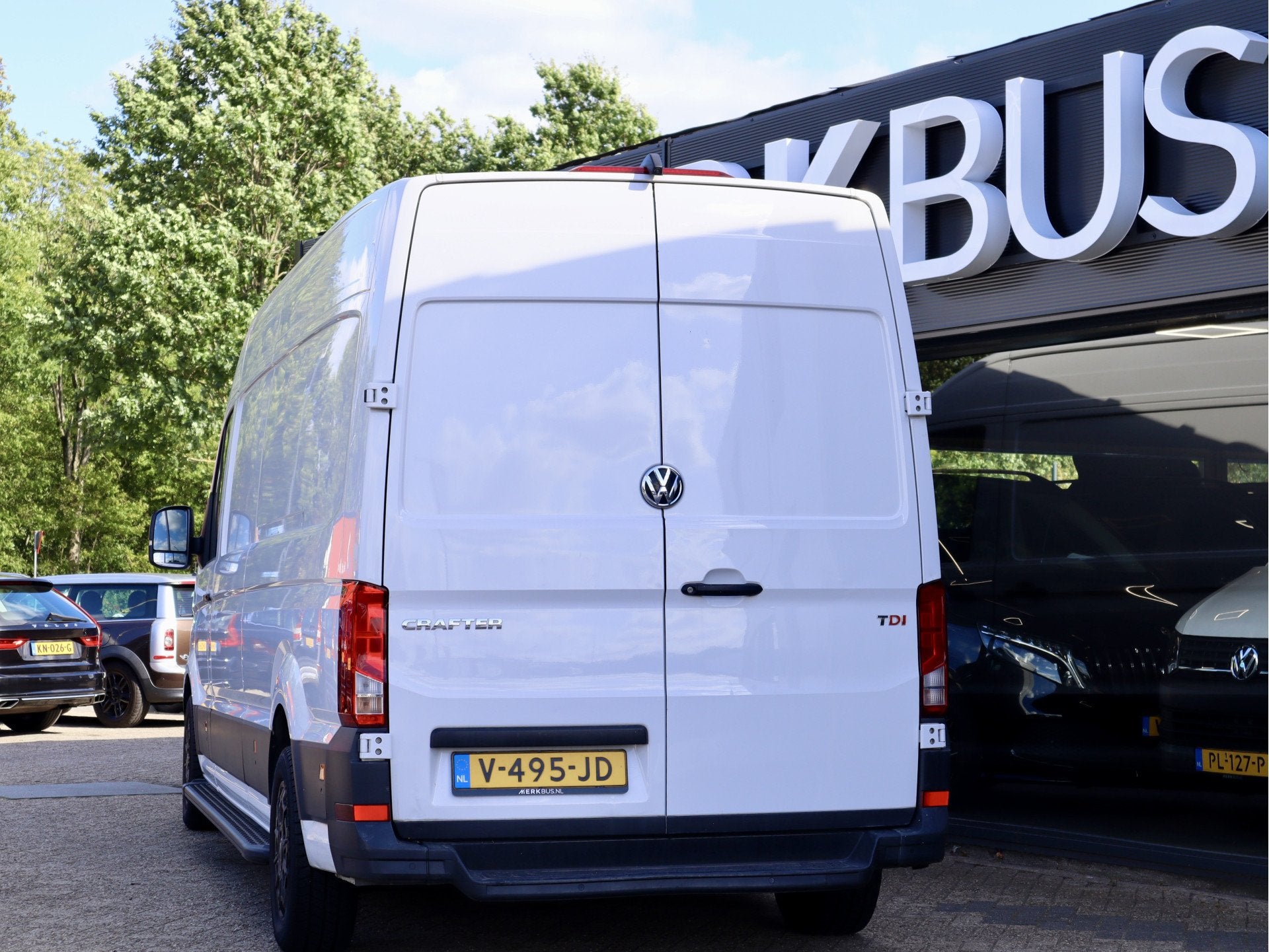 Volkswagen Crafter 35 2.0 TDI L4H4 MARGE/BTW VRIJ (bj 2017), Auto's, Bestelauto's, Stof, Gebruikt, Euro 6, 4 cilinders