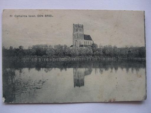 P233 Brielle - St Catharinatoren, Verzenden, 1920 tot 1940, Ongelopen, Zuid-Holland