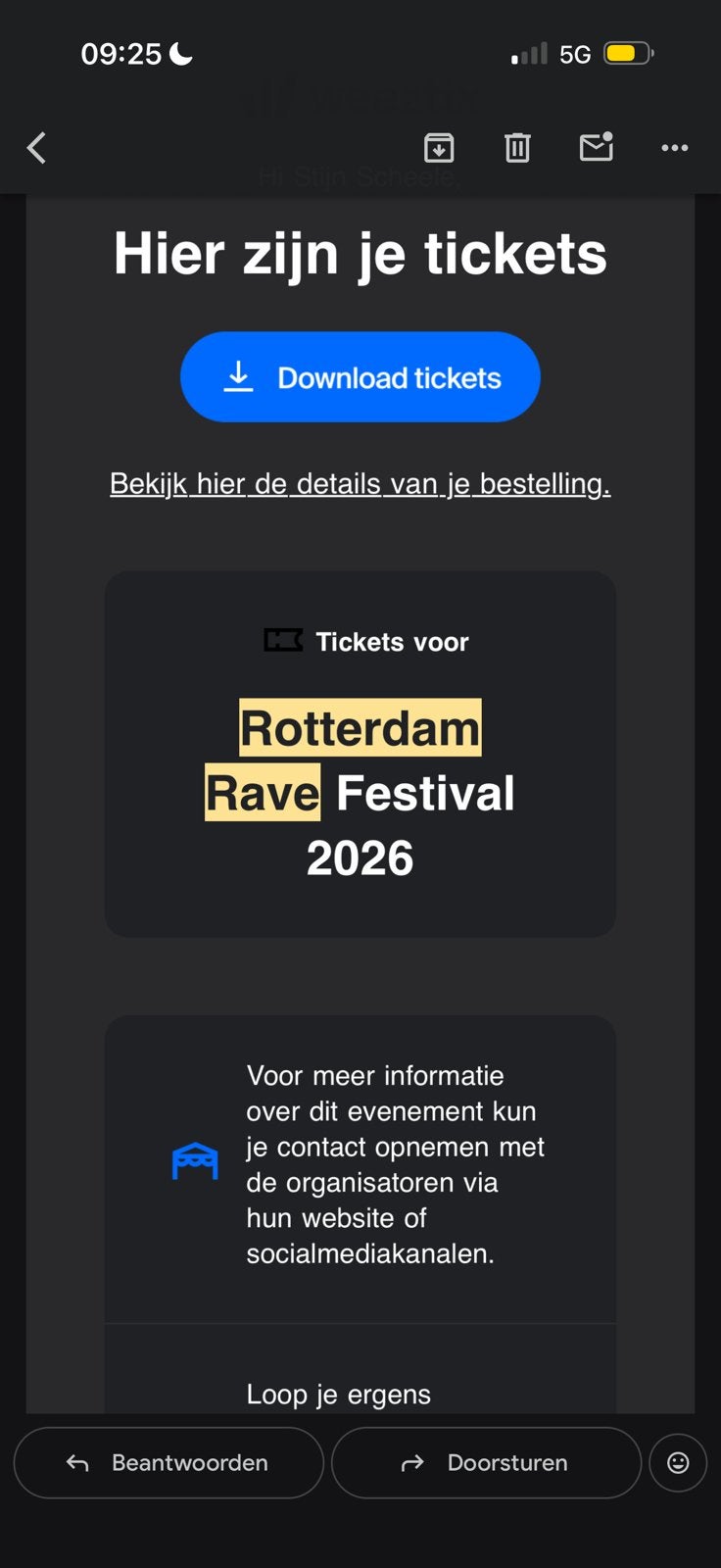 Rotterdam Rave Festival 4x kaartjes, Drie personen of meer