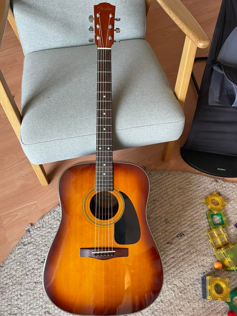 Fender Western Gitaar (DG-11 SB), Ophalen, Gebruikt, Western- of Steelstringgitaar, Met koffer