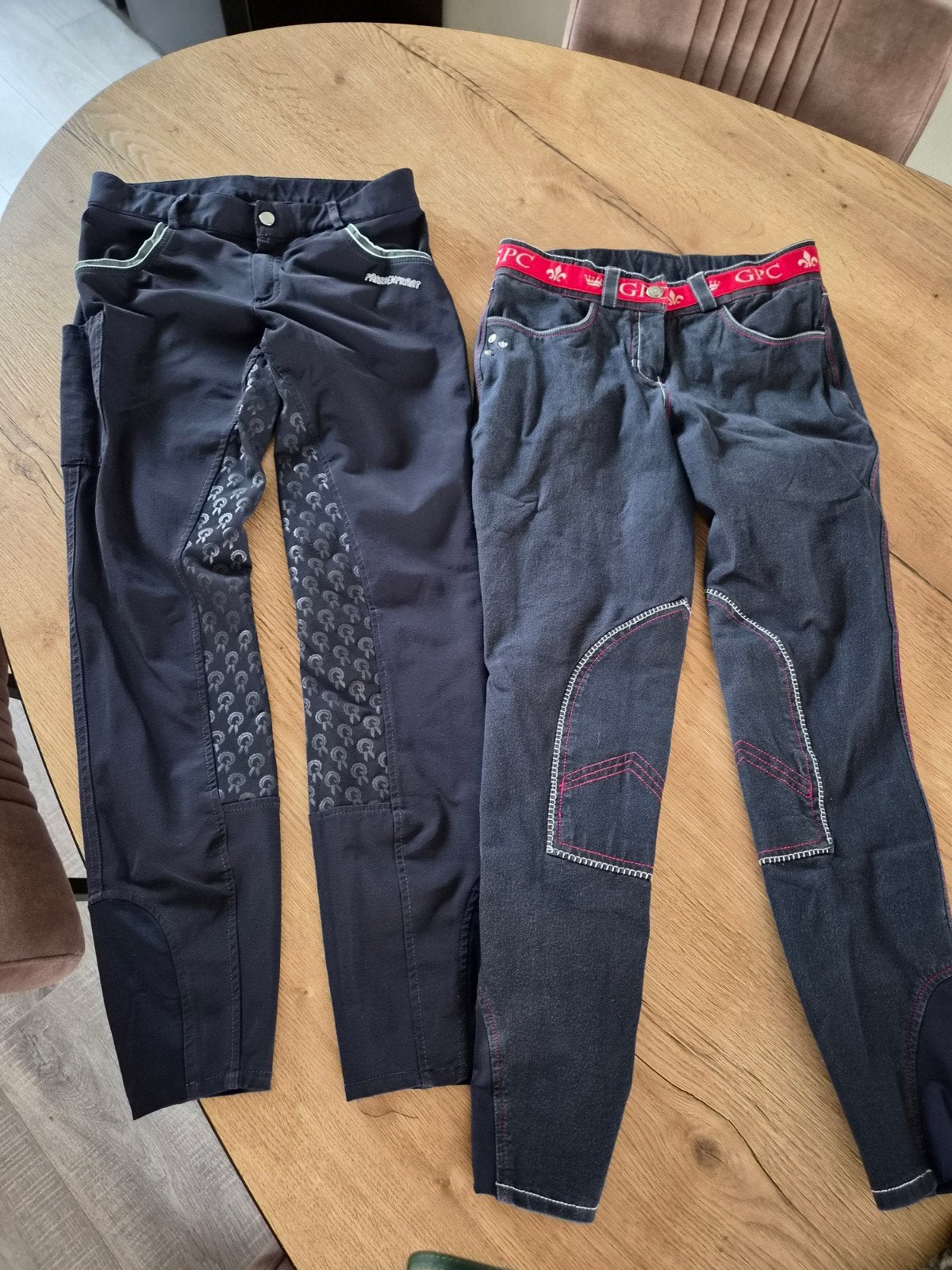 Paardrijbroeken maat 176, Dressuur, XS, Zo goed als nieuw, Onderkleding