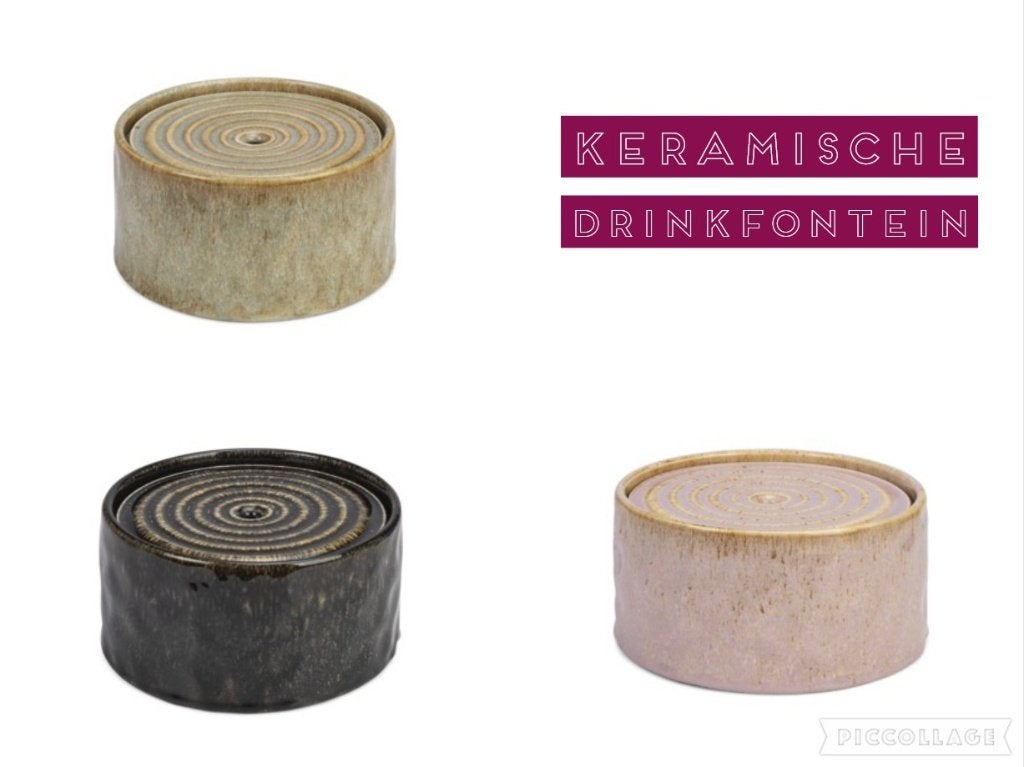 ACTIE Designed by Lotte Jace Drinkfontein Keramiek €38,99!!, Ophalen of Verzenden, Automatisch, Nieuw