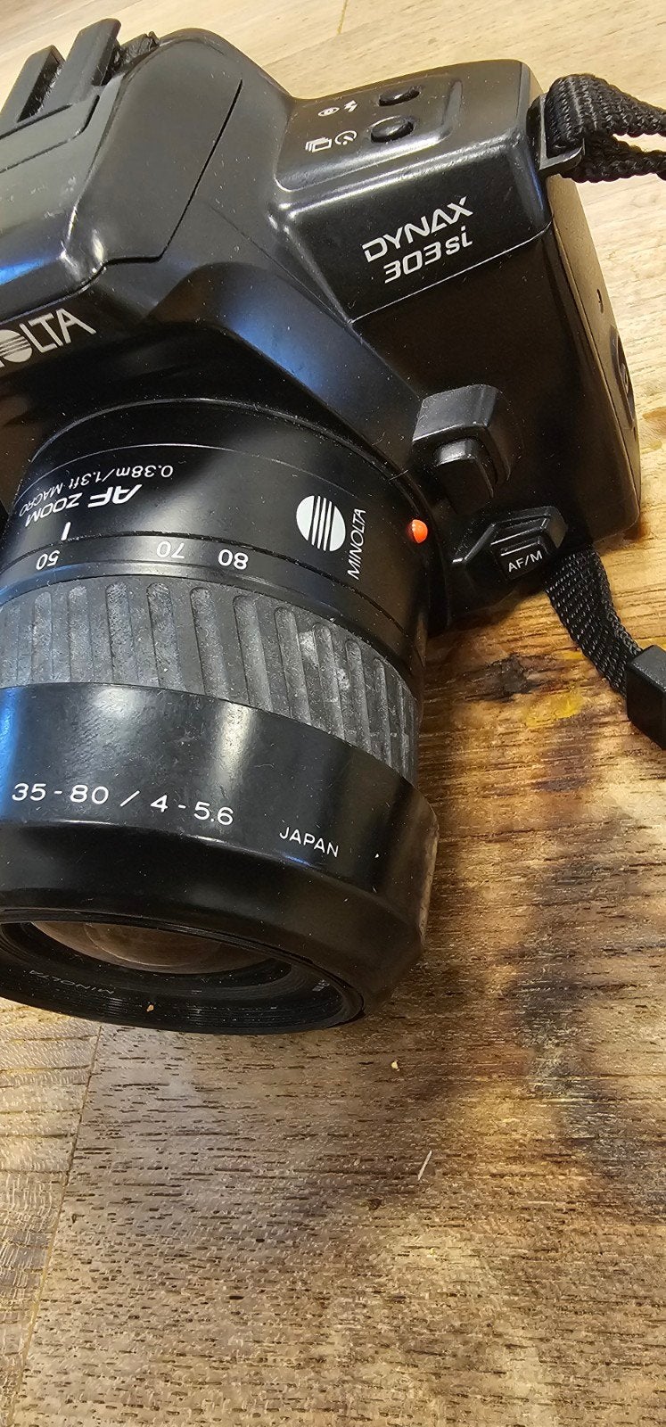 MINOLTA DYNAX 303 si  SPIEGELREFLEX CAMERA, Ophalen of Verzenden, Spiegelreflex, Overige Merken
