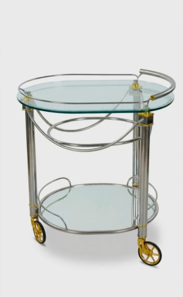 Italiaanse design barwagen /serveerwagen–Hollywood Regency, Ophalen