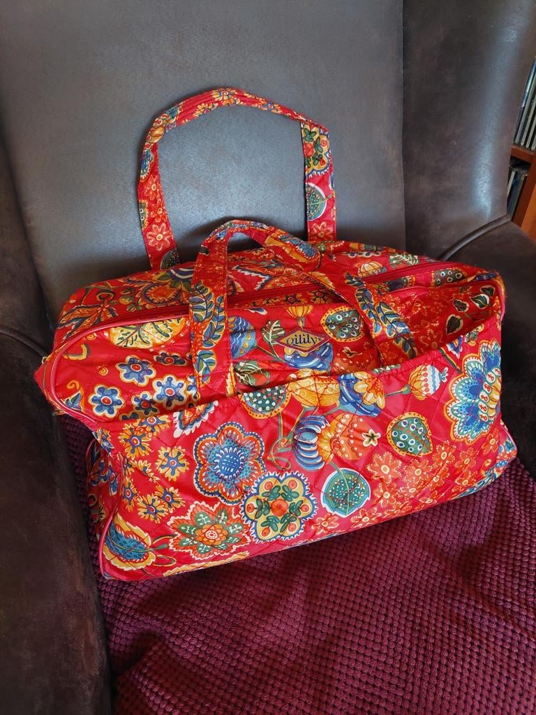 Vintage weekendtas van het merk  Oilily., Ophalen of Verzenden, 40 tot 60 cm, Minder dan 35 cm