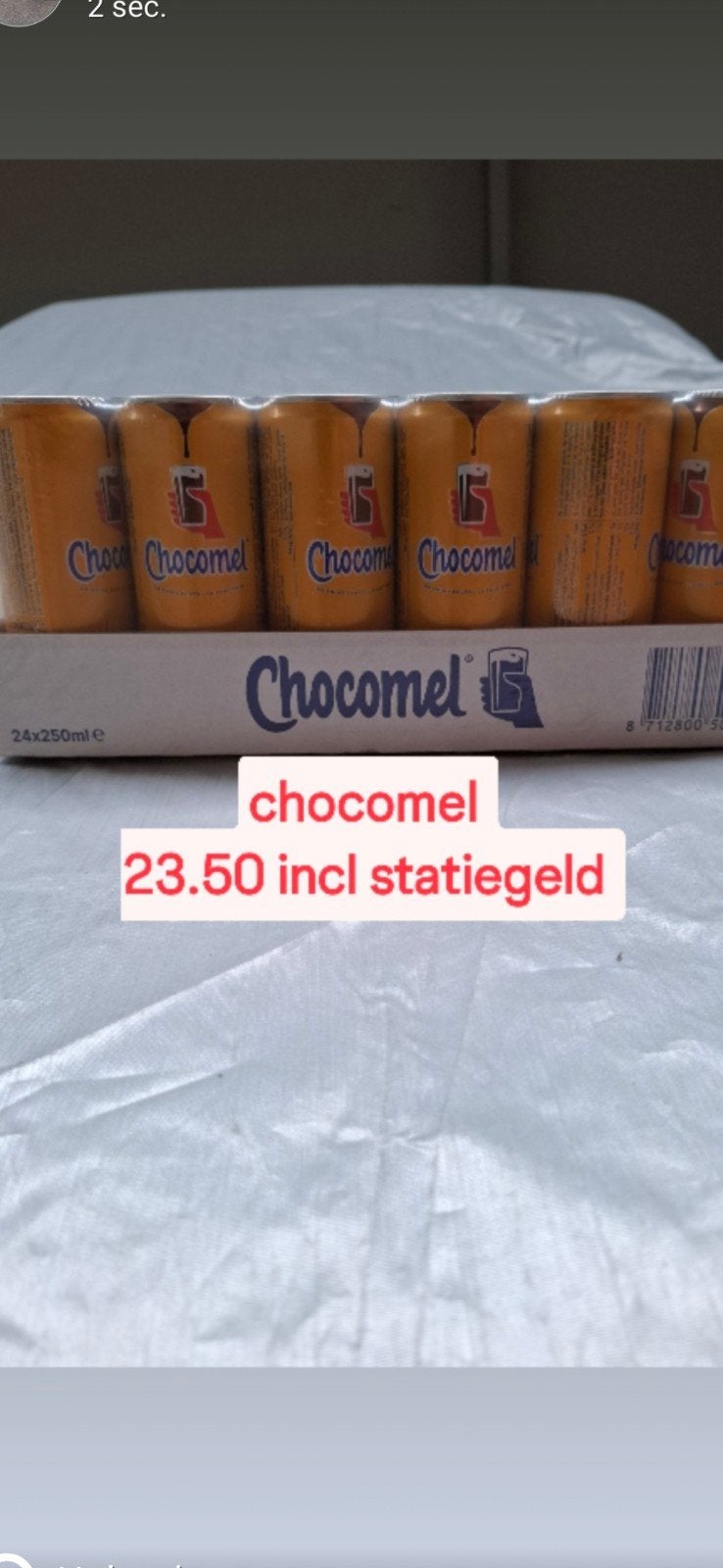 blikjes chocomel ‼️23.50  per tray ‼️, Ophalen of Verzenden