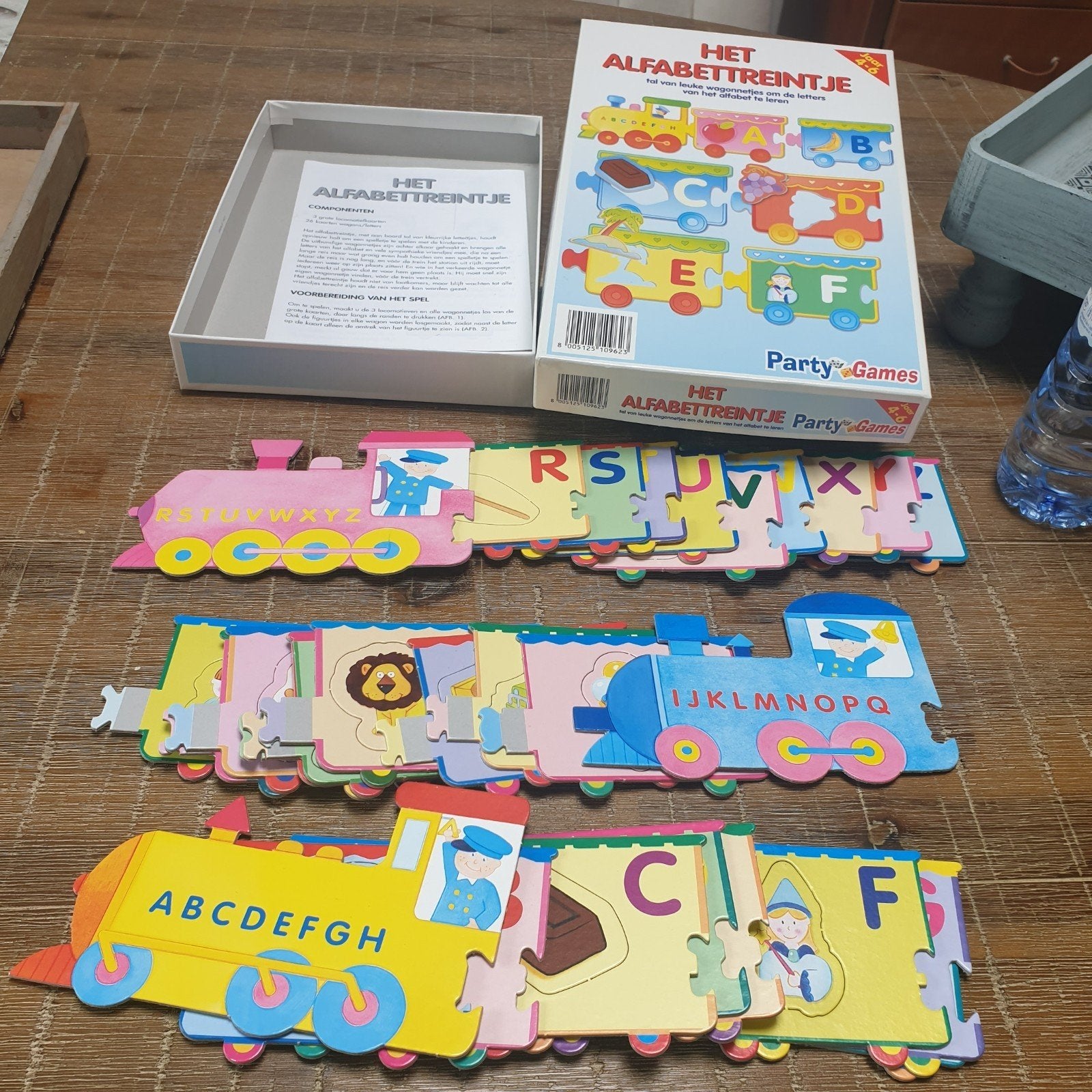 alfabet trein puzzel, Ophalen, 10 tot 50 stukjes, Zo goed als nieuw