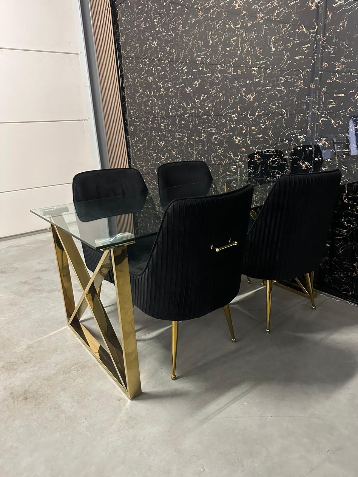 Eettafel met 4 stoelen, Vier personen, Rechthoekig, 50 tot 100 cm, Ophalen of Verzenden