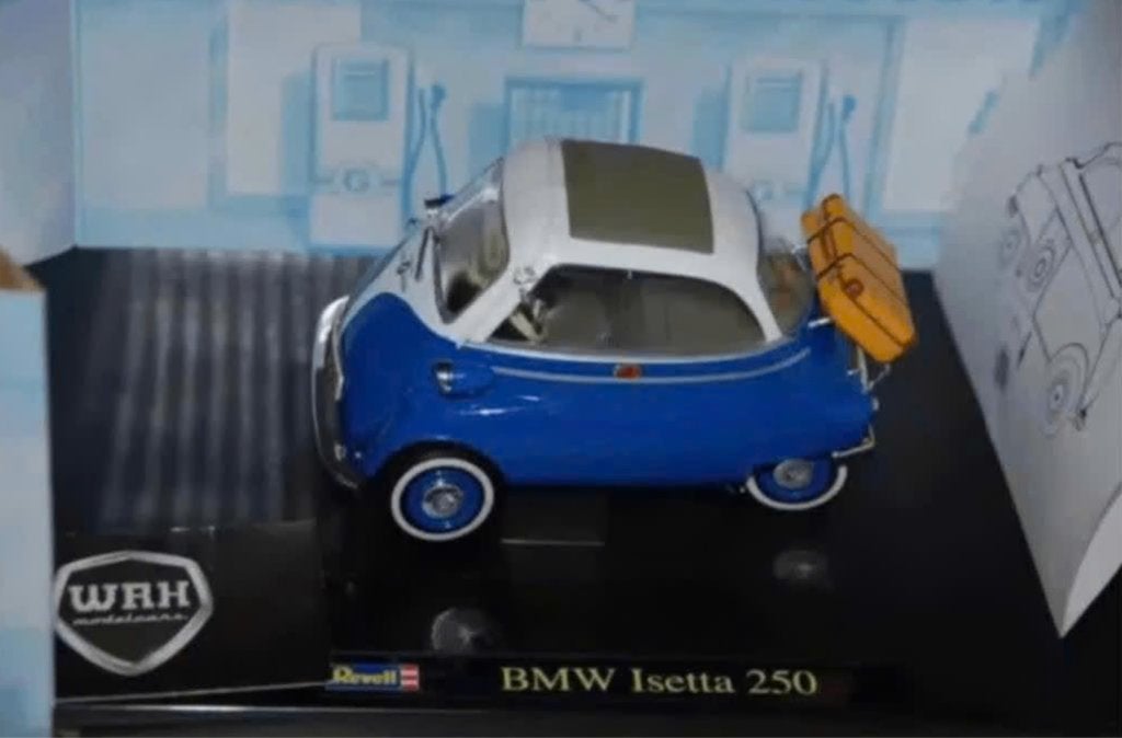 1:18 BMW ISETTA 250 blue Revell in doos WRH, Verzenden, Zo goed als nieuw, Auto, Revell