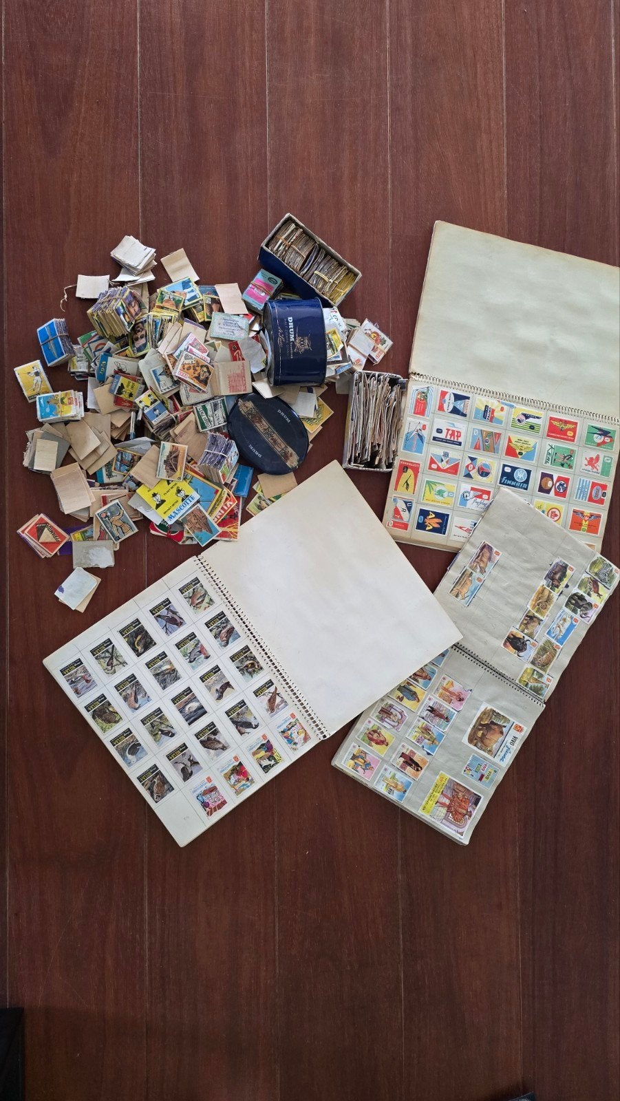 Grote verzameling luciferdoos deksels en -merken, vintage, Ophalen of Verzenden, Gebruikt, Luciferdoosjes of -merken
