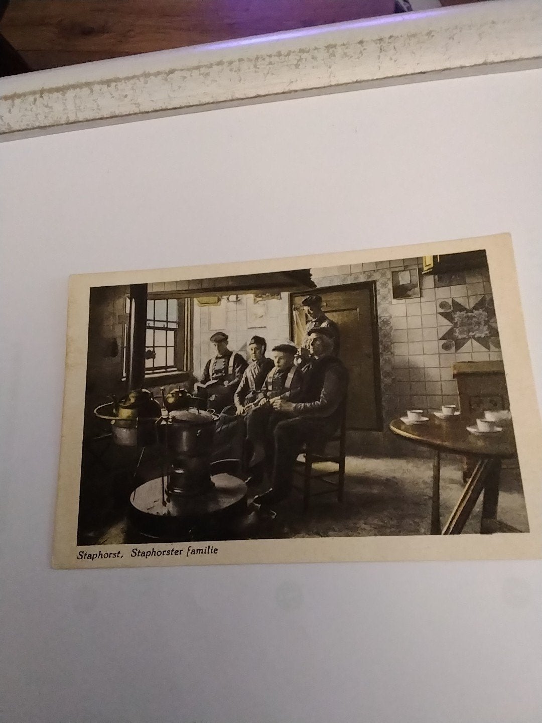 Oude Ansichtkaart Staphorst, Staphorster familie, Ophalen of Verzenden, Voor 1920, Ongelopen, Overijssel