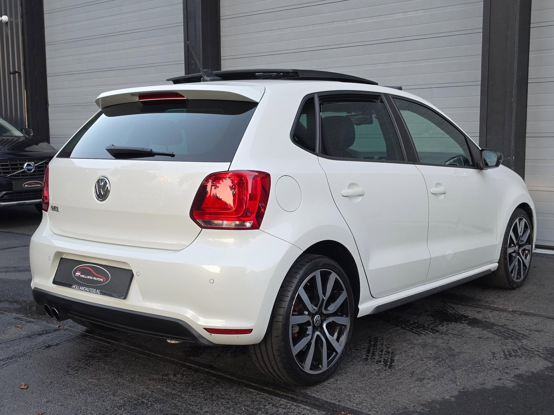 Volkswagen Polo 1.4 TSI GTI, Pano, Navi, Cruise Automaat, Auto's, Volkswagen, Zwart, 4 cilinders, Wit, Bedrijf