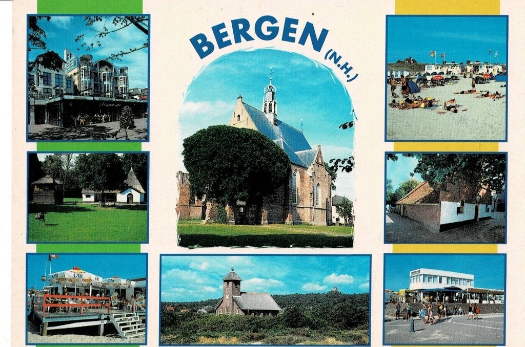 Bergen, Ophalen of Verzenden, 1960 tot 1980, Gelopen, Noord-Holland