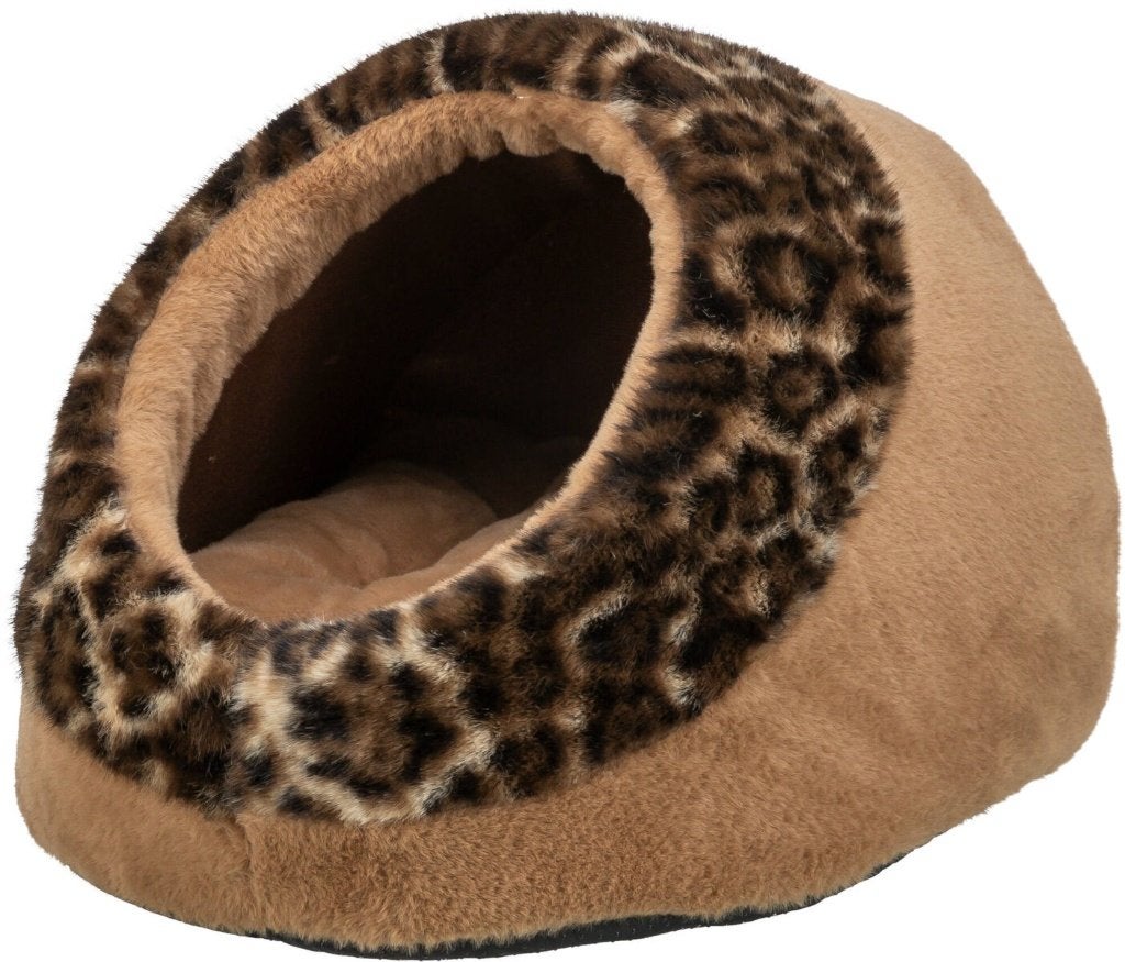 Hondenmand iglo Leo panterprint bruin van € 37,99 nu € 29,95, ., Ophalen of Verzenden, Pluche, .