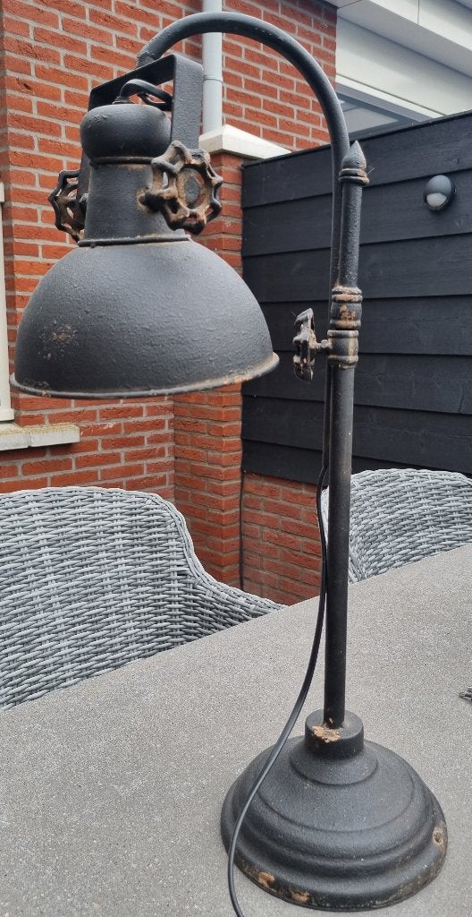 Industriële tafellamp, Ophalen, Vintage, 60 cm, E14 (klein)