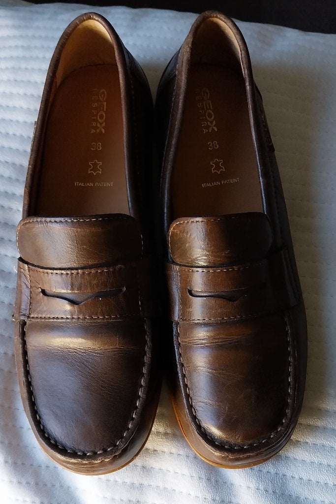 Mocassins Geox Respira voor Heren, Kleding | Heren, Schoenen, Ophalen, Bruin, Zo goed als nieuw, Geox