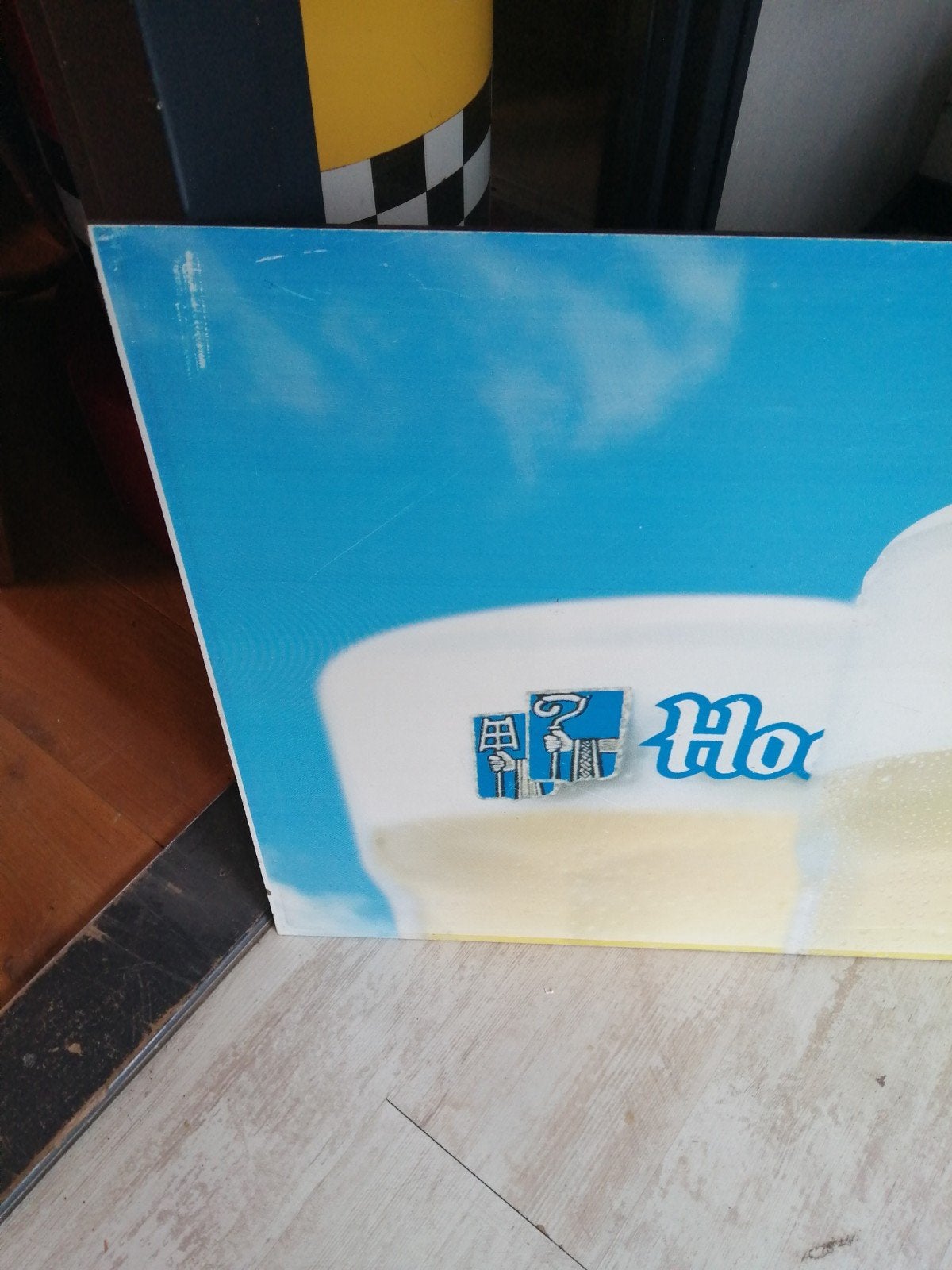 XXL OUD HOEGAARDEN RECLAME BORD 2 ZIJDIG TRESPA 143X63 CM
Pr, Ophalen