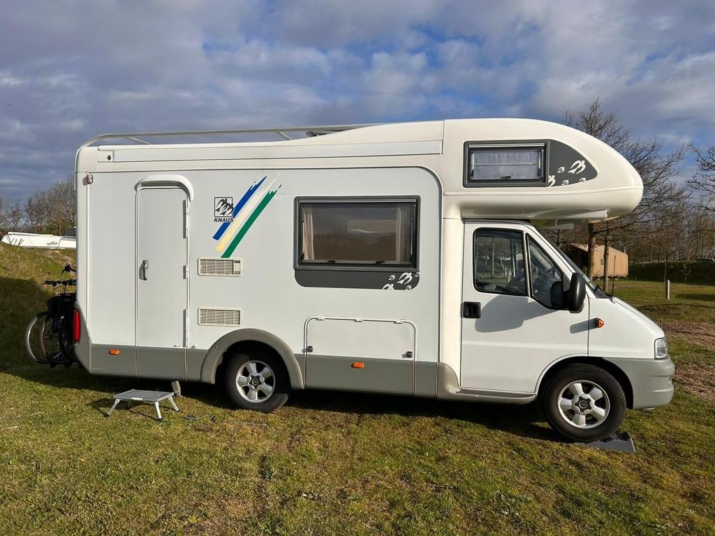 Camper Knaus Traveller, geïsoleerd,airco, 6 ps., Caravans en Kamperen, Campers, Buitenlamp, Alkoof, Ringverwarming, Fiat