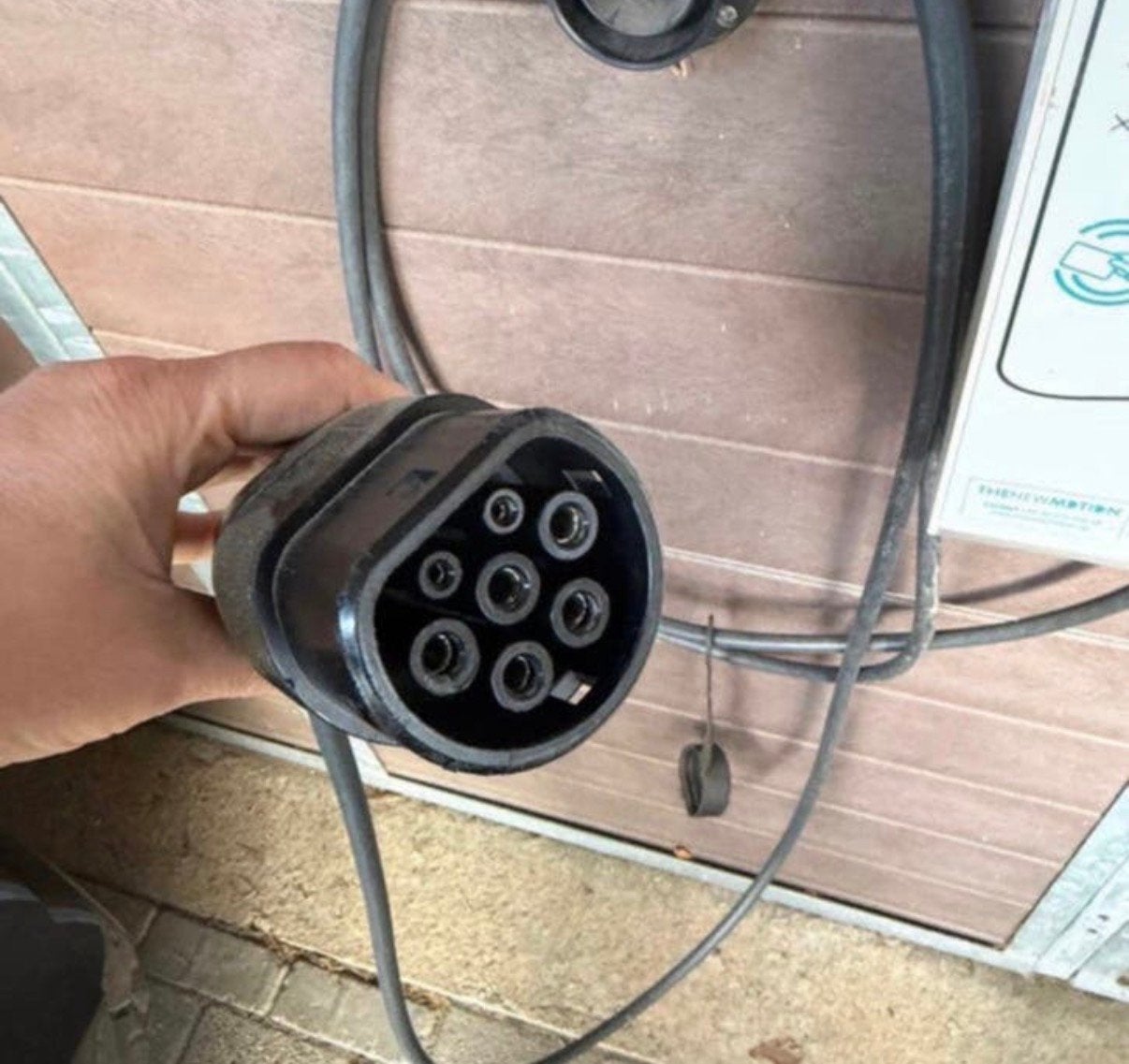 Vaste Laadkabel type 2 voor electrische auto, Auto diversen, Laadpalen, Ophalen of Verzenden, Zo goed als nieuw, Laadkabel