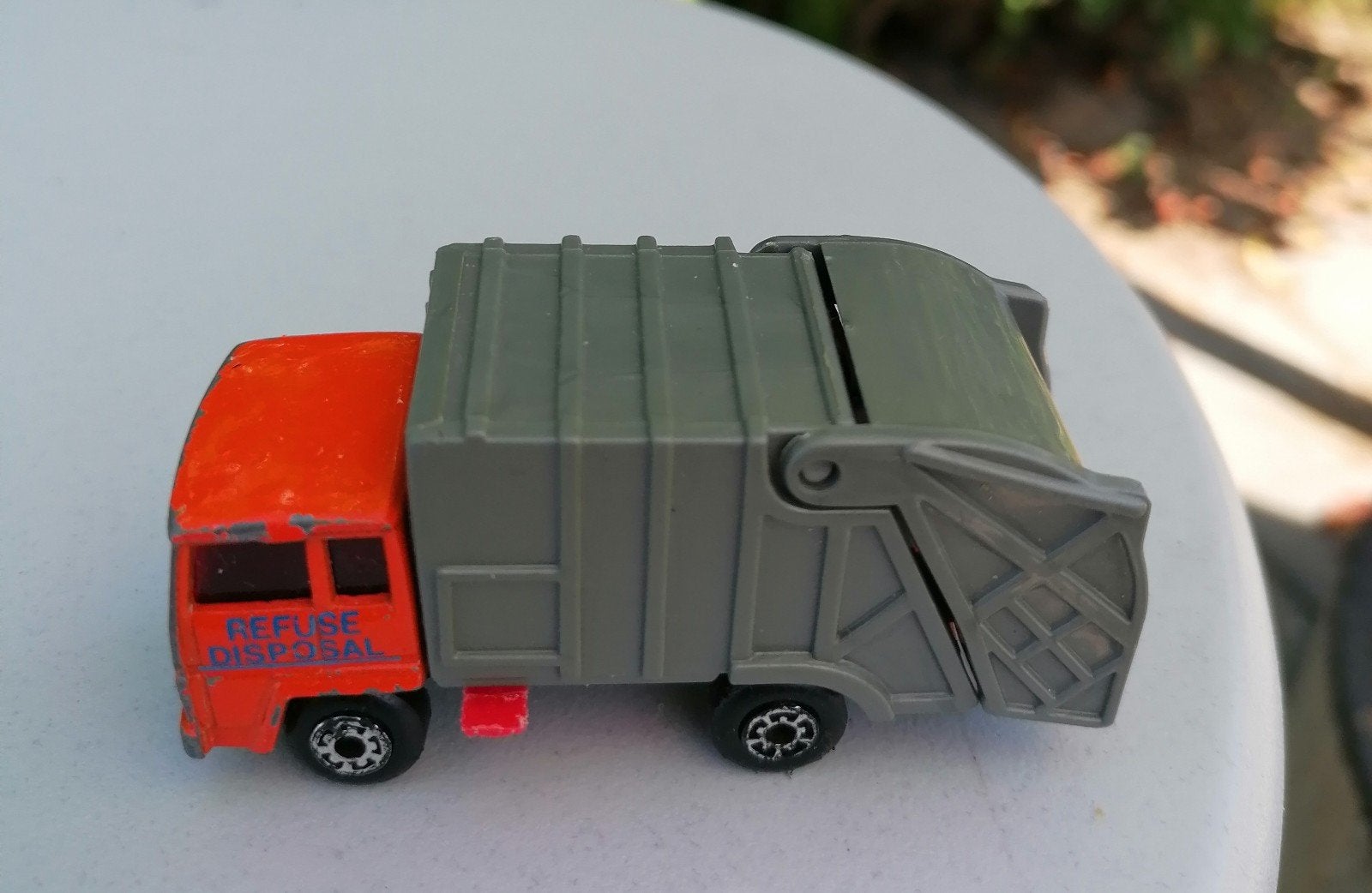 Vintage Matchbox vuilniswagen 'Refuse Disposal', Hobby en Vrije tijd, Modelauto's | 1:43, Ophalen of Verzenden, Gebruikt