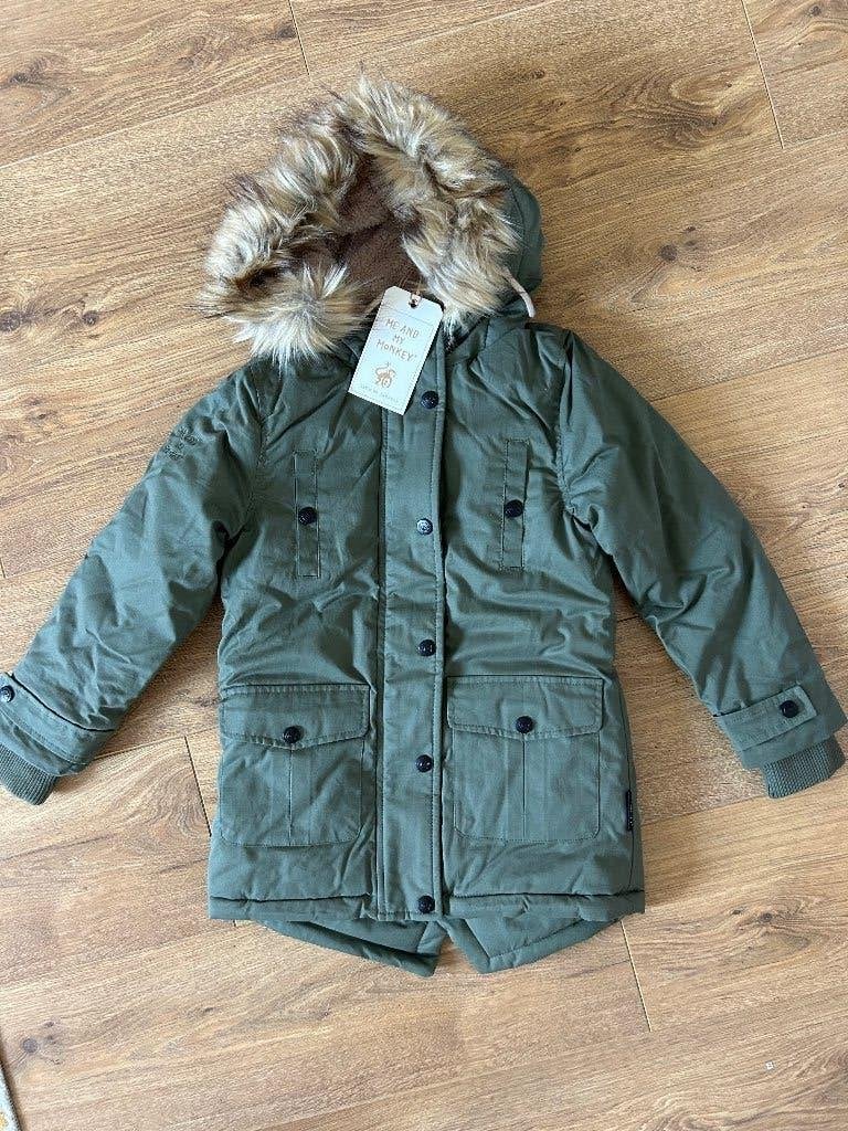 Me And My Monkey Parka Winterjas Maat 116 NIEUW, Kinderen en Baby's, Meisje, Nieuw, Ophalen of Verzenden, Me and My Monkey