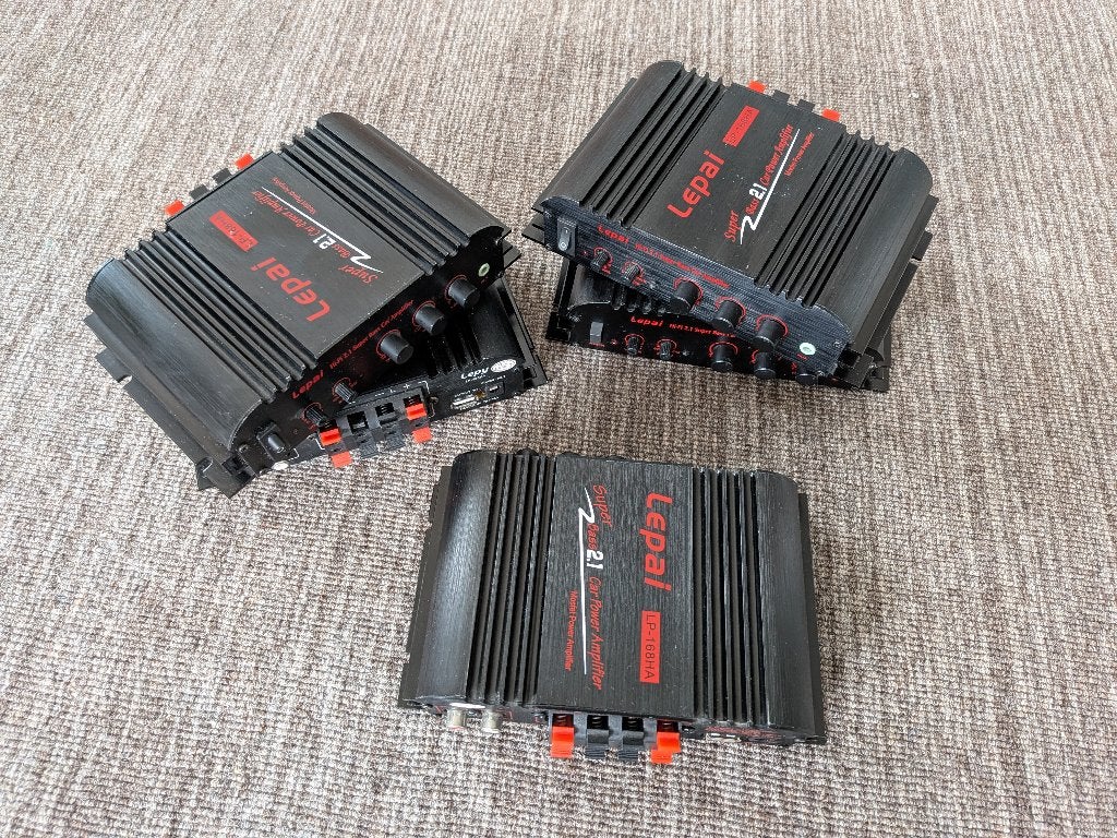 Lepai/Lepy 2.1 superbass versterker (5 stuks), Overige merken, Ophalen of Verzenden, Minder dan 60 watt, Gebruikt