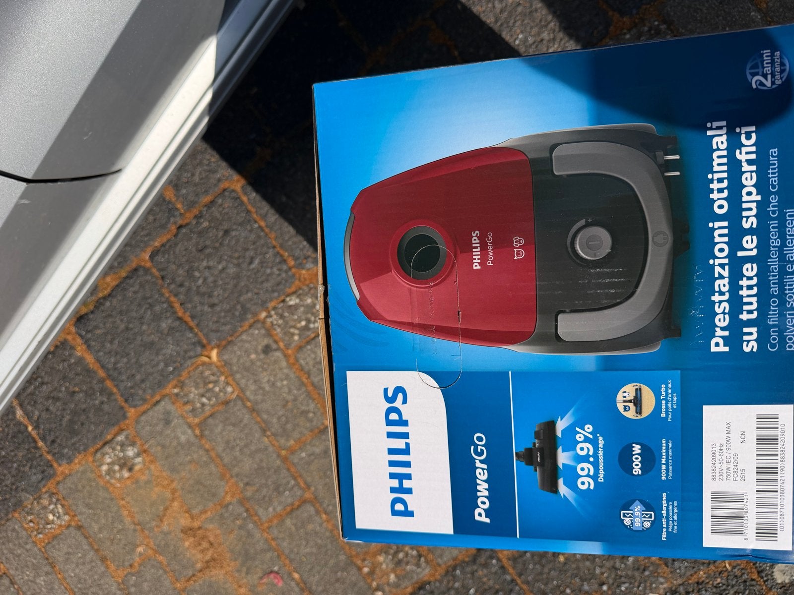 Philips PowerGo Stofzuiger met zak - FC8243/09, Stofzak, Philips, Nieuw, Ophalen of Verzenden