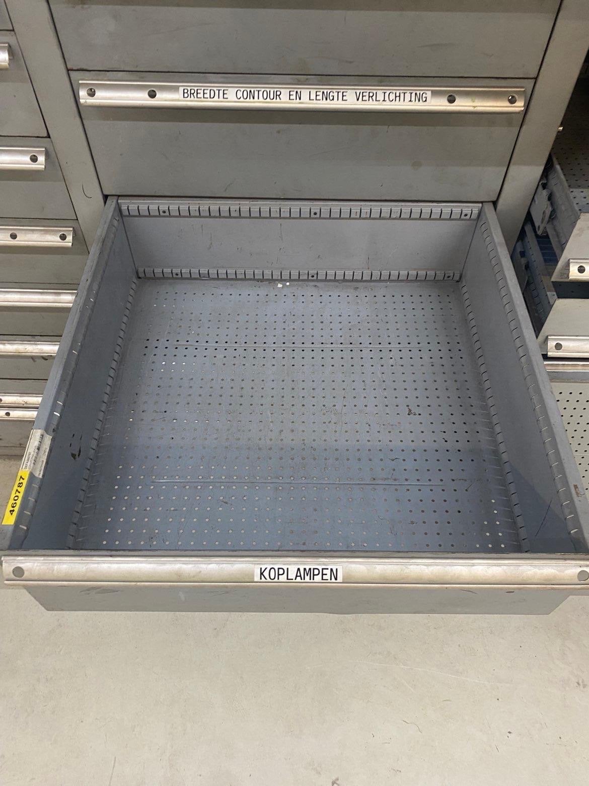 Lade kastenwand / magazijnkasten 10000 x 2500, Ophalen of Verzenden, Gebruikt