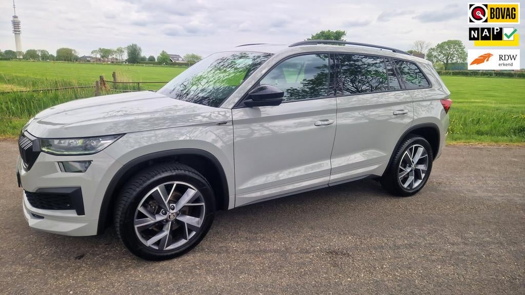 Skoda Kodiaq 1.5 TSI Sportline Business, Pano, virtual cockp, Euro 6, 4 cilinders, 150 pk, Alcantara