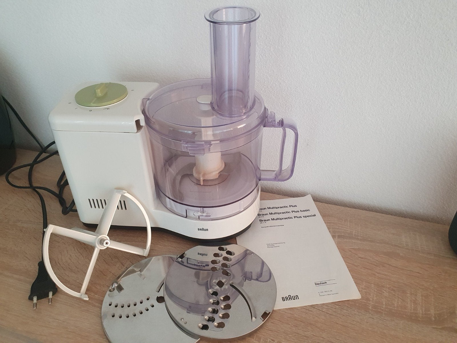 Keukenmachine, Braun, Ophalen, Gebruikt, 3 snelheden of meer