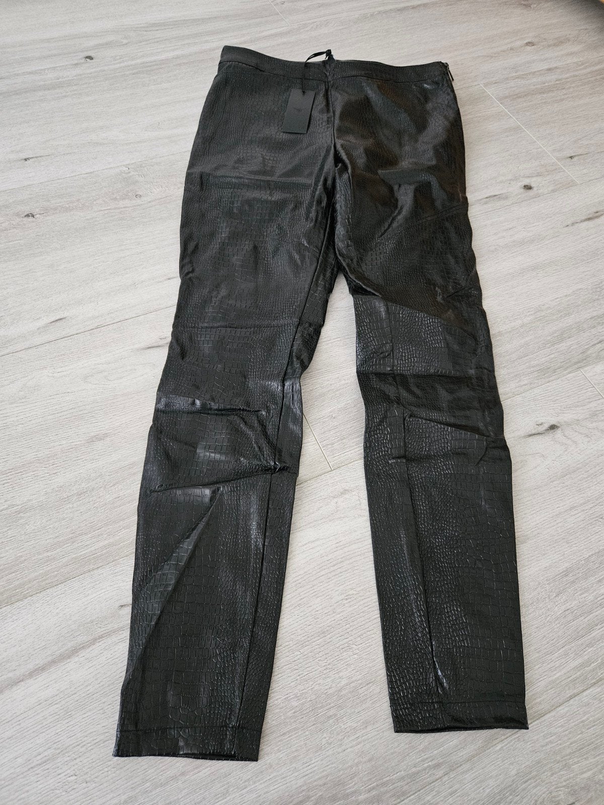 Damestregging lak zwart mt M Nieuw, Kleding | Dames, Broeken en Pantalons, Maat 38/40 (M), Zwart, Nieuw, Ophalen of Verzenden