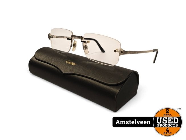 Cartier CT0479O 002 Bril 145 Zilver | Demo Glazen