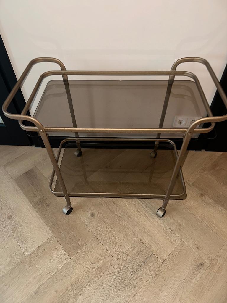 Serveertafel, Ophalen, Minder dan 55 cm, Glas, 60 cm of meer