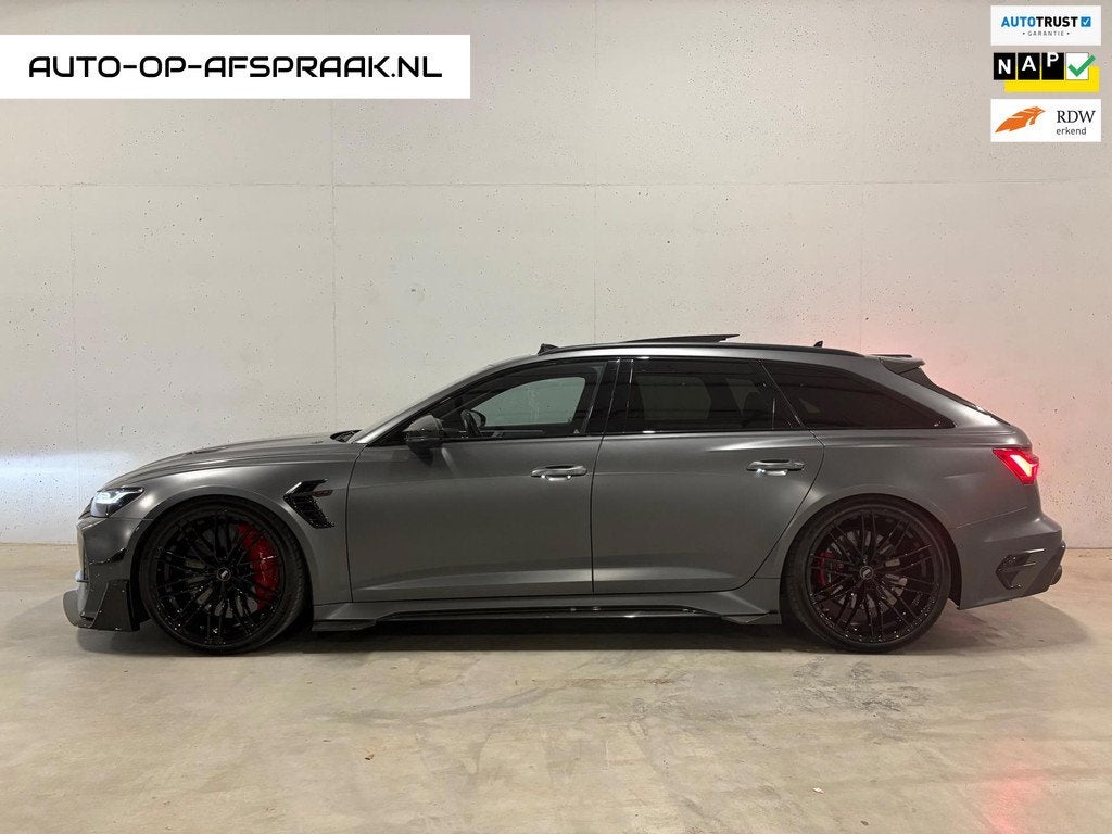 Audi RS6-R ABT 1/125 Ceramic 740pk B&O Carbon, Auto's, Audi, Automaat, Gebruikt, RS6, Leder