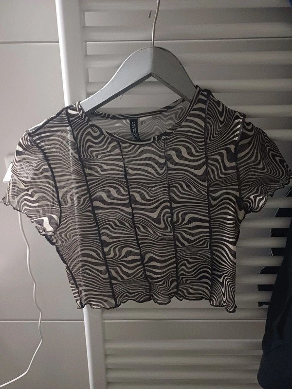 H&M Divided - Shirtje - Maat S, Kinderen en Baby's, Kinderkleding | Maat 176, Meisje, H&M, Ophalen of Verzenden, Zo goed als nieuw