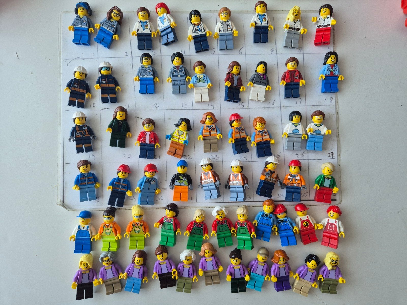 Lego cv5 city vrouw wetenschapper kustwacht boerin poppetjes, Ophalen of Verzenden, Nieuw